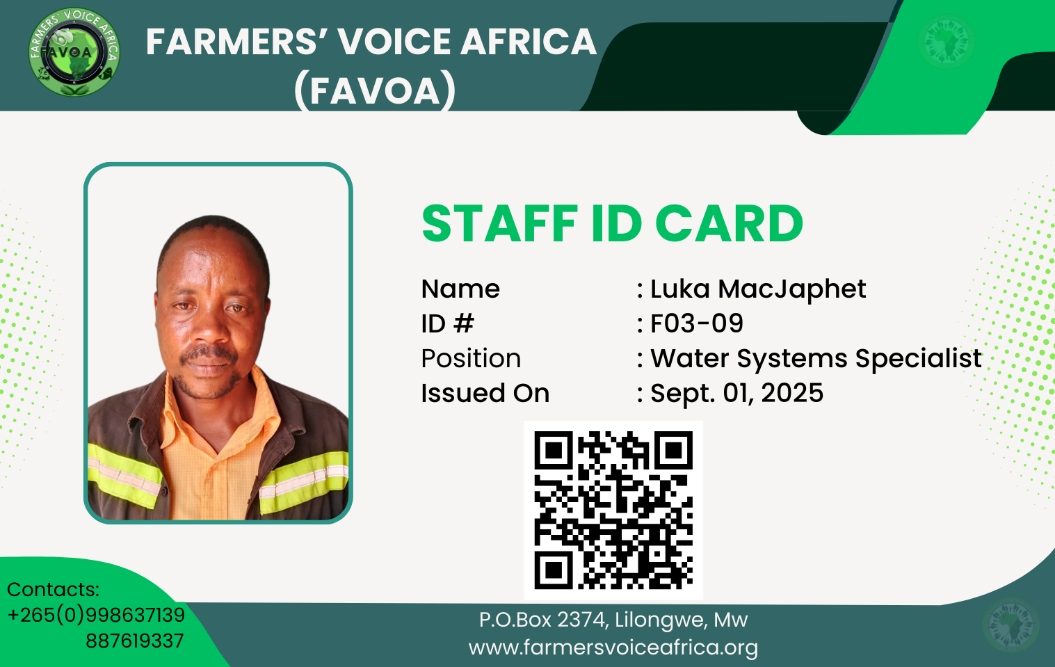 Water Systems Specialist